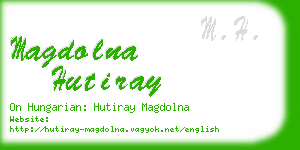 magdolna hutiray business card